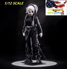 1/12 female combat Suit for 6" FIGURE T01B T01A TbLeague Mezco MixMax ❶USA❶