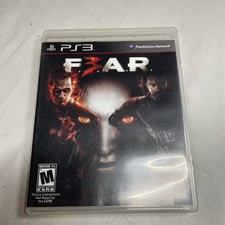 F.E.A.R. 3 (Sony PlayStation 3, 2011) COMPLETE Manual CIB PS3 FEAR WB Games Rare
