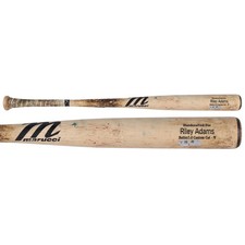 Riley Adams Nationals GU Marucci Broken Bat vs White Sox on September 26, 2025
