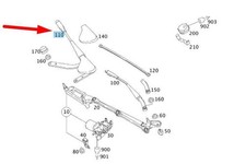 Mercedes-Benz SLK R171 Vorderer rechter Wischer Arm LHD A1718200844 NEUE EURLECH