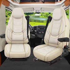 Wohnmobil Schonbezüge für Aguti GIS Liner und Milan Sitze Beige AH5