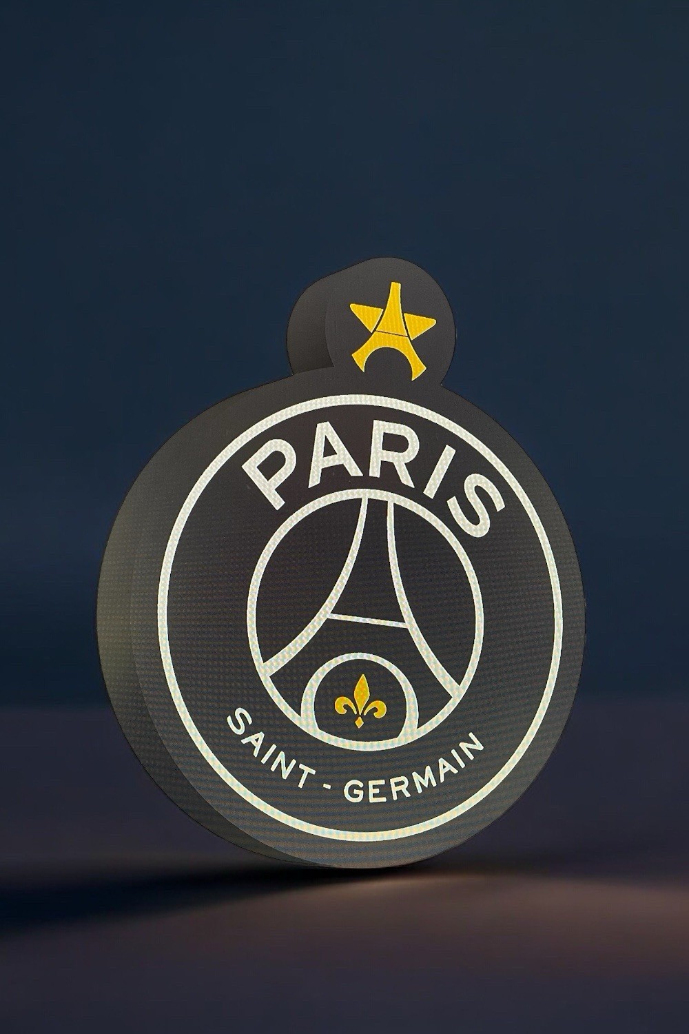 Lampe LED PSG veilleuse de nuit football luminaire decoratif salon et bureau 2025