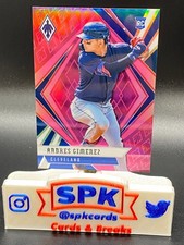 2021 Panini Chronicles PHOENIX ADRES GIMENEZ PINK PARALLEL INDIANS 22/50 RC
