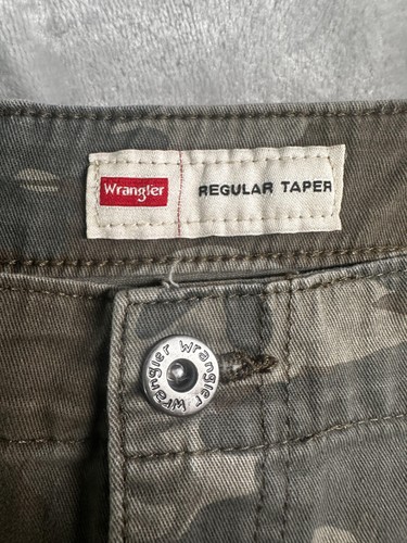 Wrangler Hose Herren 38x32 Grün Camouflage Regular Taper Cargo Utility Stretch - Bild 9 von 11