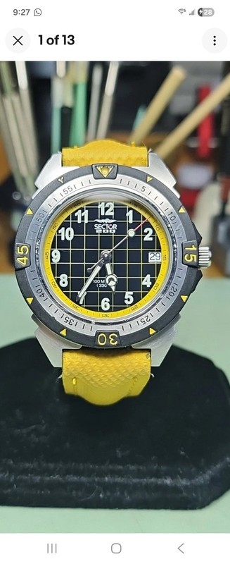 Rare & Vintage Sector 200 Diver Watch W/date