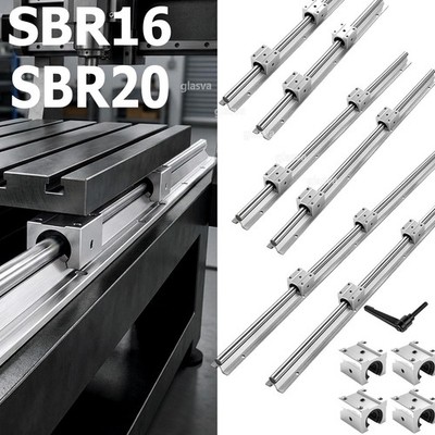Linearführung SBR16/SBR20 Gleitschiene Linearblock Lagerblöcken 500/800/1000mm