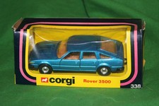 VINTAGE CORGI BLUE ROVER 3500 #338 BOXED