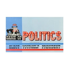 Parker Bros Boardgame Game of Politics (1952 Ed) Box Fair/VG