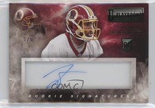 2014 Panini Playbook Rookie Signatures Green 1/5 Lache Seastrunk #124 Auto g2u