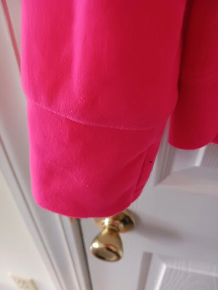 Calvin Klein Performance Rosa Neón Suelto Cuello Alto con Bolsillo Canguro Top L Foto 4 de 4