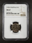 1938-D Buffalo Nickel NGC MS67