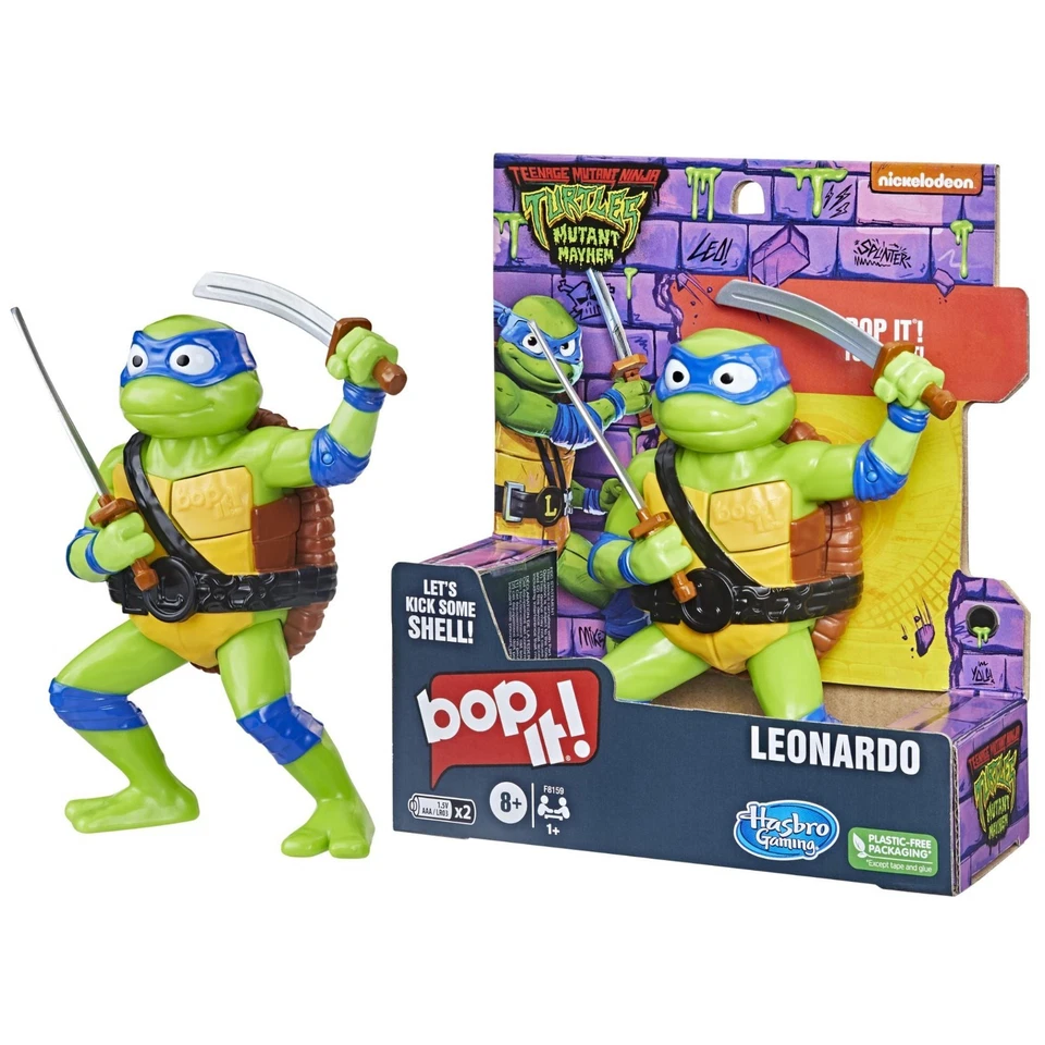 Bop It! Teenage Mutant Ninja Turtles Edition Leonardo TMNT- [ Brand New ] - Image 3 of 4