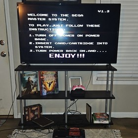 SEGA Master System Console, Controllers, Light Phaser, Power Adapter, Games