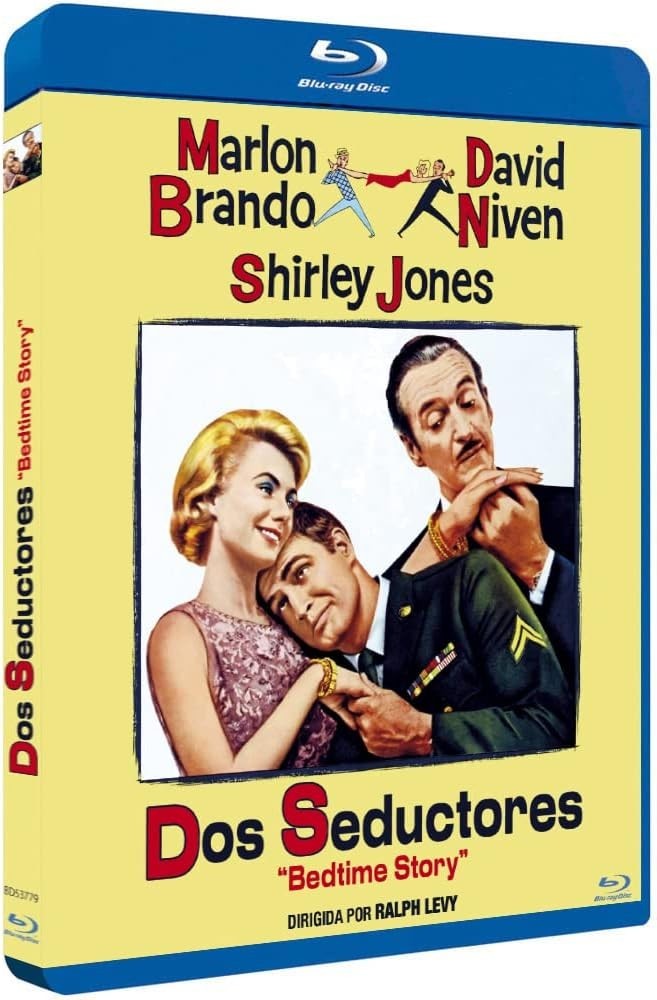 Bedtime Story  (1964) - Blu Ray Disc - Marlon Brando, David Niven, Shirley Jones
