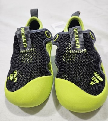 Adidas Kids' Altaventure Water Shoe Toddler Size 5K Black Lime -NEW--FREE SHIP