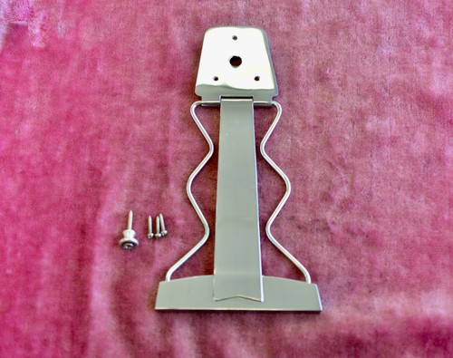 Vintage 1965 Gibson ES-175 ES-175d Chrome Zig-Zag Tailpiece Complete 1966 1967 - Picture 1 of 5