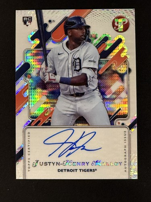 #ad 2025 Topps Pristine Justyn Henry Malloy RC Pristine Autographs Pulsar $3.99
