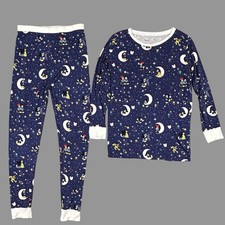 Little Sleepies Through My Telescope Disney Mickey Minnie Pajama Set Size 16 Ret