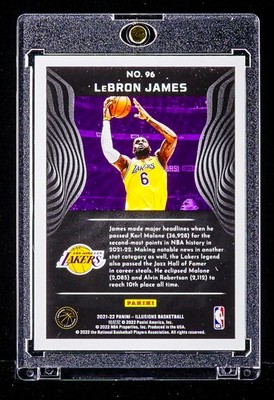 lebron james rare card LeBron James RARE REFRACTOR HOLO PRIZM INVESTMENT CARD Los Angeles Lakers  SSP