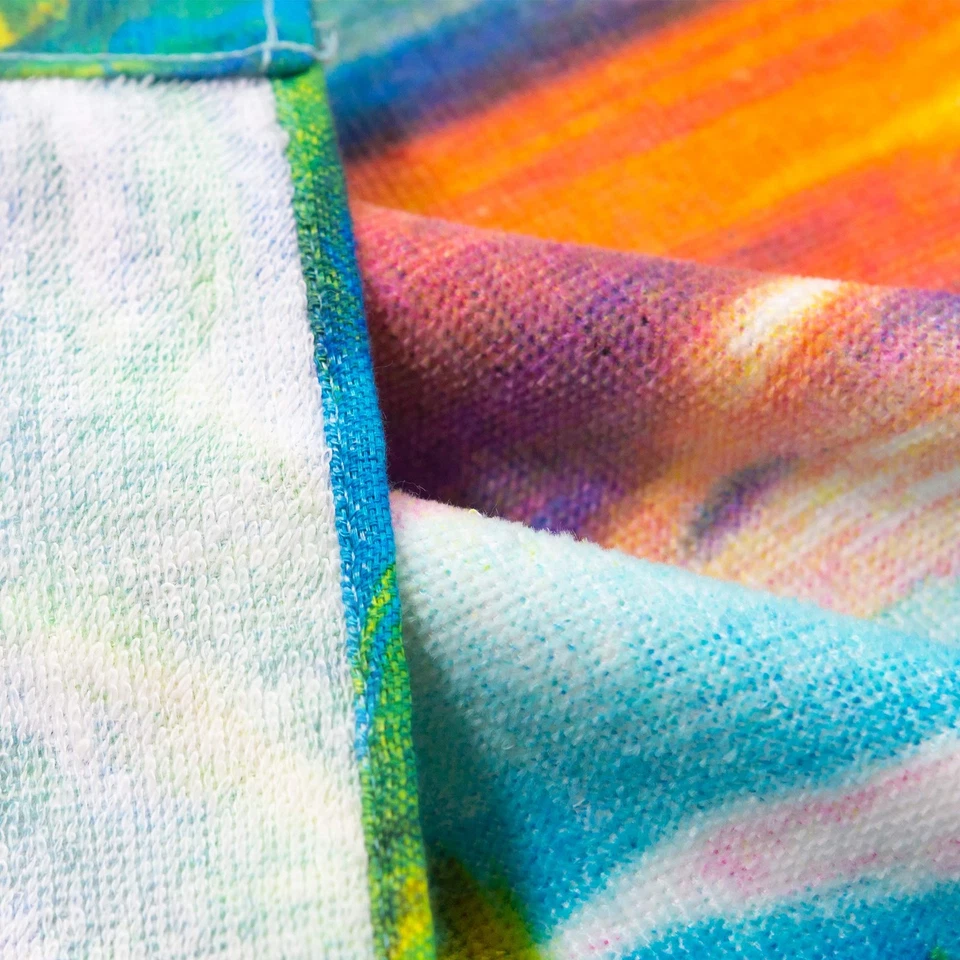 Playful Dolphins Beach Blanket 54 x 68 inch Beach Towel Coral Reef with Clown... - Image 3 of 4