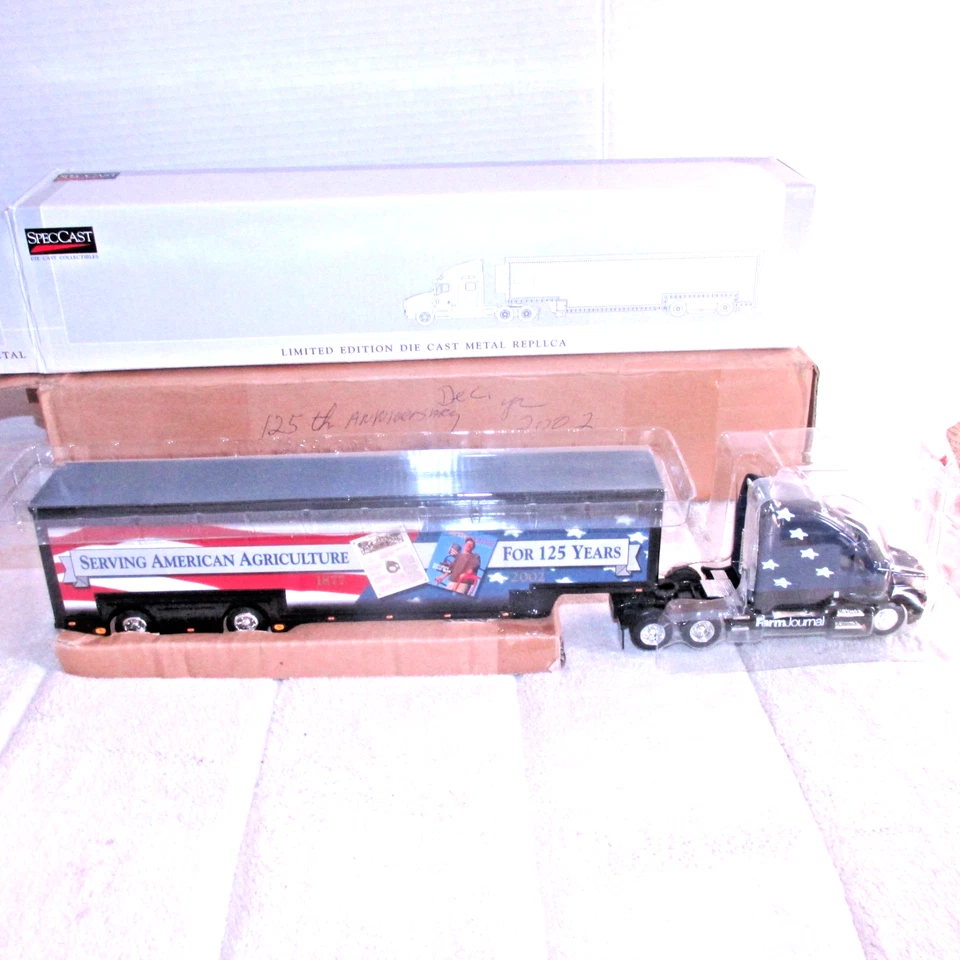 Spec-Cast 125th Farm Journal Anniversary Kenworth T2000 Semi #30217 W/ Boxes Ex. - Image 2 of 4