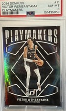 2024-25 Panini Donruss Basketball - Playmakers Victor Wembanyama #11 Spurs