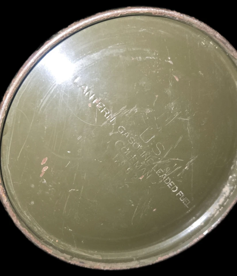 1952 Coleman Military Lantern US Army gasoline Unleaded Fuel  - Image 4 of 4
