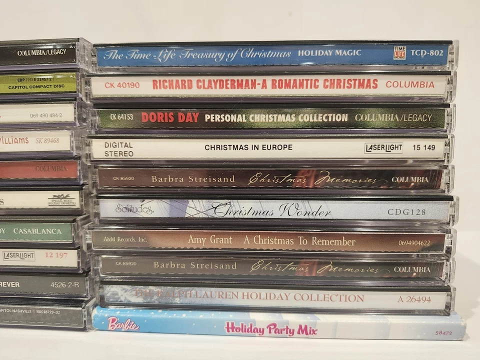 Lot of 20 Christmas CDs - Wide Variety of Artists - Holiday Music 1F Foto 3 de 4