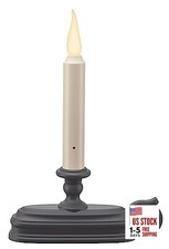 FPC1625A Battery Window Candle New Dynamic Flicker Warm White Black-Single