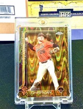 2025 Topps Chrome Gilded Gold Wave /25 San Francisco Giants Matt Chapman 🔥🔥