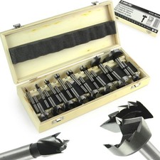 Forstnerbohrer Holzbohrer Set 16tlg &Oslash;6-54mm Scharnierbohrer Holzbohrer Box