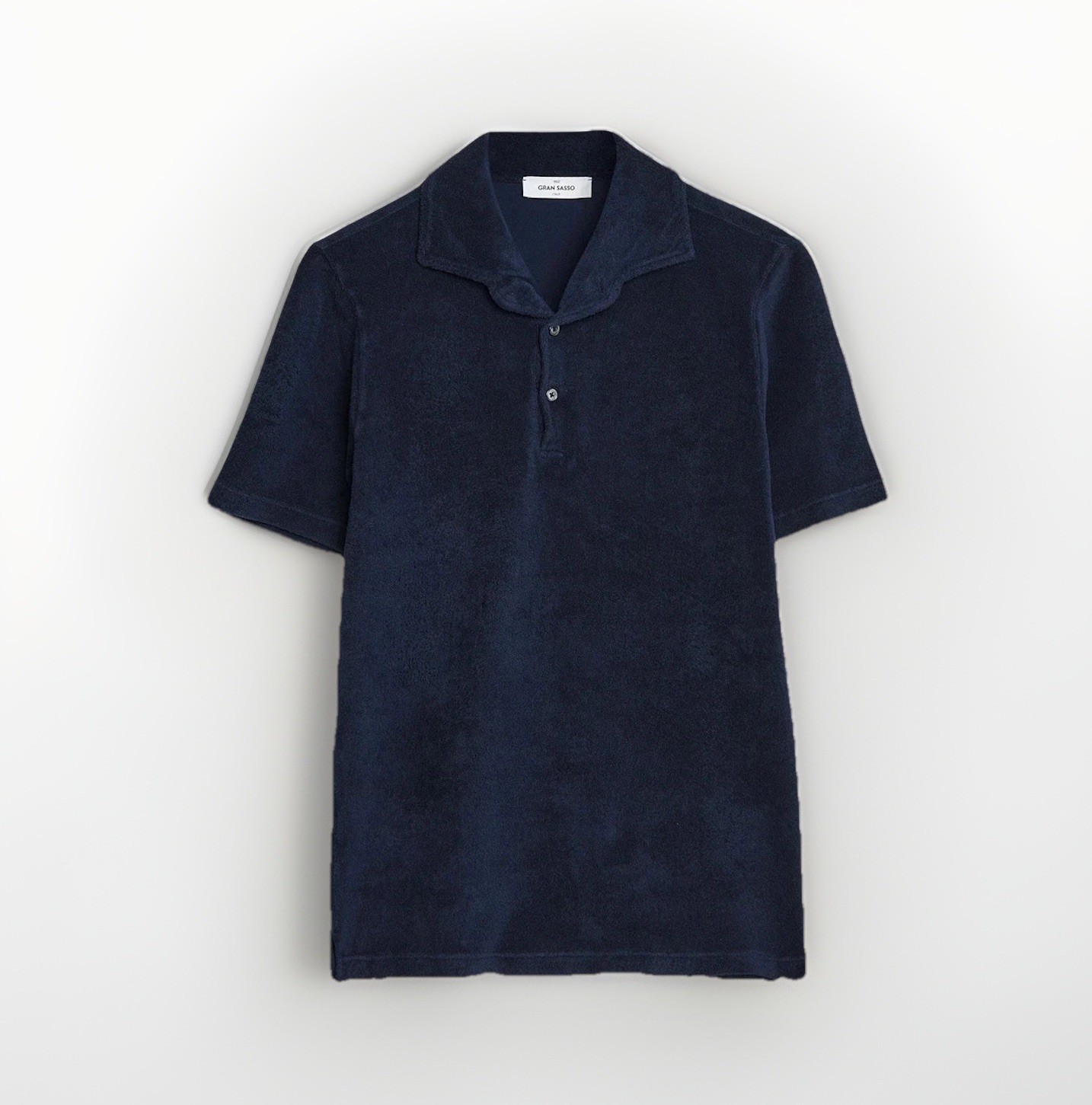 GRAN SASSO Italy Terry Towelling Towel Cotton Polo Shirt RRP: £170.00 image 3