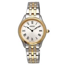 SEIKO Essentials SWR070 Women's Quartz Watch White Dial Stainless Steel