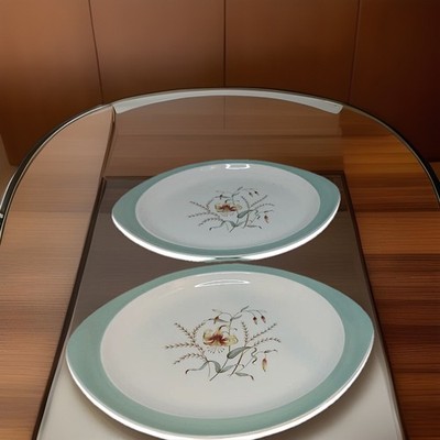 Wedgwood of Etruria & Barlaston ''TIGER LILY'' 2er Set ovale Servierplatten