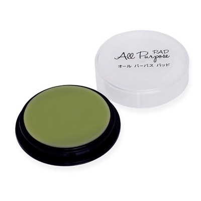 Taiyo Tomar All-Purpose Stamp Pad Round 50mm Quick-Drying Oil-Based Pigment Pale