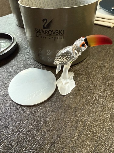 Swarovski Silver Crystal Toucan 7621 NR000 006 Retired - Picture 3 of 5
