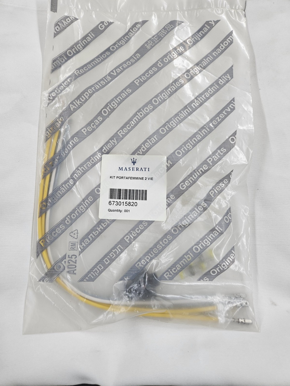 NEW OEM Maserati Multi-Purpose Wiring Connector Pigtail Kit 5 Wire 673015820