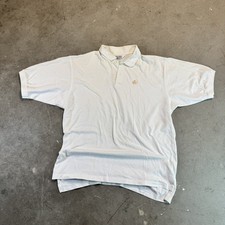 Vintage Brooks Brothers Golden Fleece Polo Shirt Mens XL White Pique USA Made
