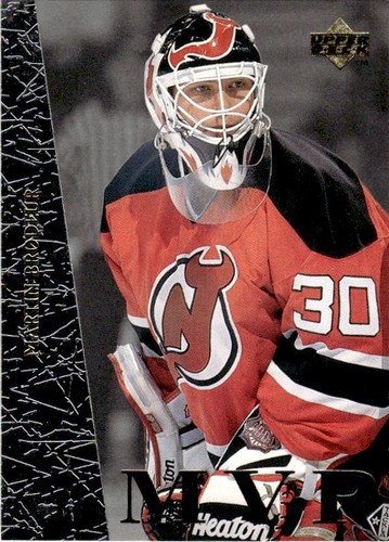 Martin Brodeur #UD21 card from 1996 Collector's Choice Upper Deck MVP