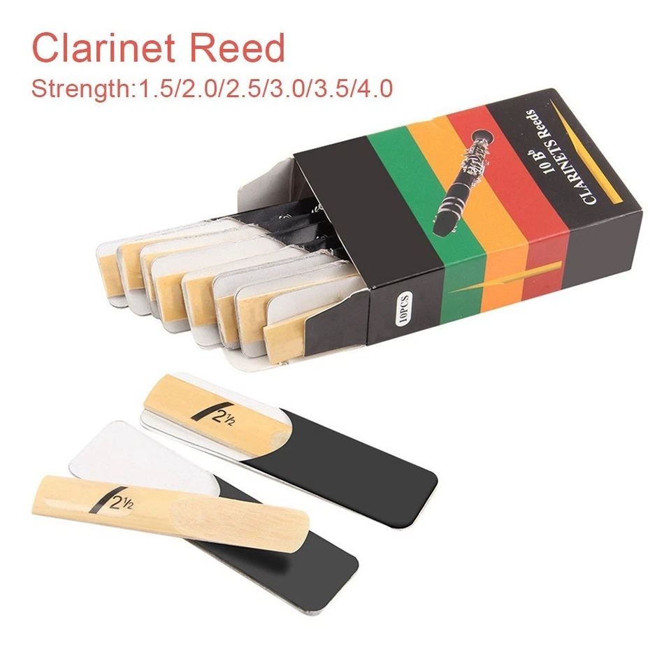 High quality Bb Clarinet Reeds 1.5,2.0,2.5,3.0,3.5,4.0 Strength Various Sizes - Image 4 of 4