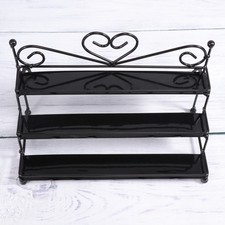 Black Organiser Rack Nail Supply Storage Organizer Polish Holder