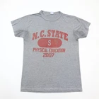 Vintage Paper Thin NC State Physical Education T-Shirt Small Gray 2007 Crewneck