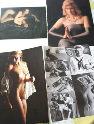 Photos sheet 1988 GDR woman girl nude art the magazine vintage BG