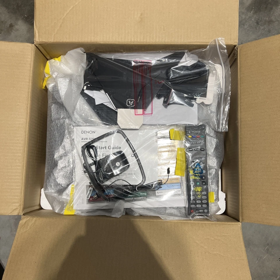 Denon AVR-S750H 7.2 Ch. 75W 4K AV Receiver with HEOS® Built-in - Black FOR PARTS - Image 4 of 4