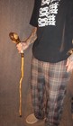 Tennessee Walking Stick- Wood Hiking Stick Staff Hike Pole Hand Carved Cane #94