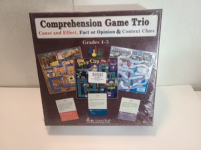 Comprehension Game Trio Really Good Stuff Grades 4-5 Educational Games NEW