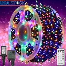 1000 LED Christmas Lights 8 Modes Remote Control Timer Waterproof Indoor Outdoor
