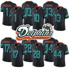 NWT Men's Dolphins Pitch Blue 2025 Rivalries Collection Limited Stitched Jersey