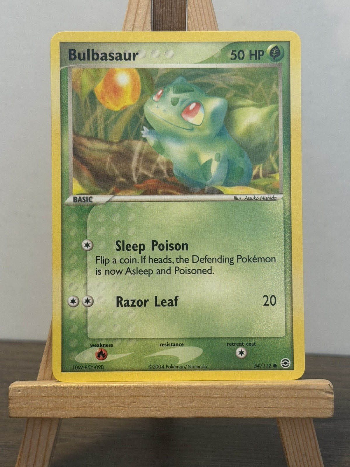 Pokémon TCG Bulbasaur EX FireRed & LeafGreen 54/112 Regular Common NM!