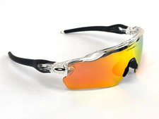 NEW Oakley Radar EV Patn Sunglasses Crystal Frame Orange Prizm Lenses OO9208